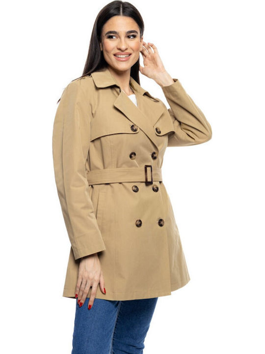 Biston Damenmantel Dk Beige