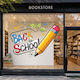 Αυτοκόλλητο Βιτρίνας - Τοίχου - Back To School 9 - 80cm X 67cm