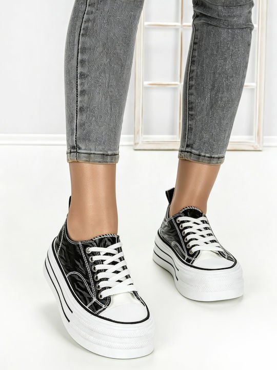 Adidași Flatforms Pentru Femei Negri