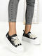 Adidași Flatforms Pentru Femei Negri