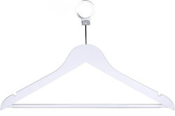 Set 30 Pcs Humero White Wooden Hotel Hanger Anti-theft Hook Pants Bar Ideal Shirts Blouses Pants T-shirts Dresses Set 30 Pcs Humero White Wooden Hotel Hanger Anti-theft Hook Pants Bar Ideal Shirts Blouses Pants T-shirts Dresses