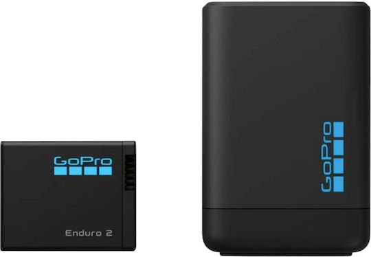 Dual Charger + Gopro Enduro 2 Battery Black