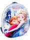 Setino 3D Frozen School Backpack for Kindergarten with Water Bottle Holder Light Blue