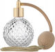 Sticlă De Parfum Cu Capac Cu Pulverizator Capacitate 90 Ml Model Vintage Crem