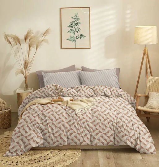 Cokitex Σετ Σεντόνια Μονά 165x260εκ. Brown (3τμχ)