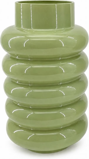 Dekorative Glasvase Grünes 15xH25cm
