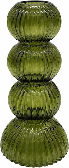 Dekorative Glasvase Grüne 8,5xH19,5cm