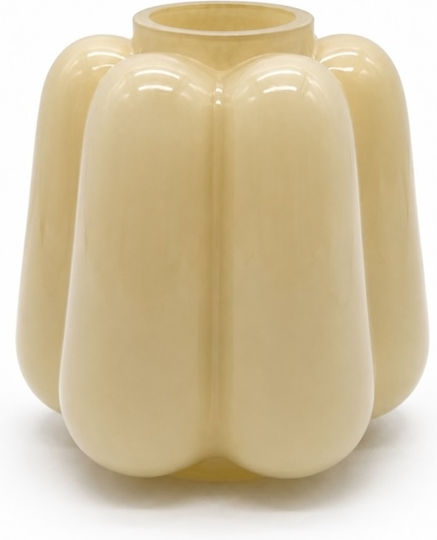 Dekorative Glasvase Orange 15xH16cm