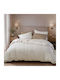 Nef-Nef Homeware Подредба Плик За Завивка 100% Памук 160x230см Единичен с Калъфка Dots Светлосив