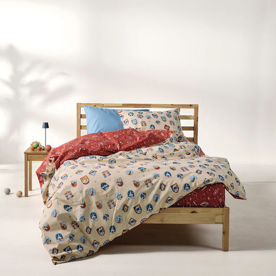 Kentia Σετ Σεντόνια Μονά Βαμβακερά Armstrong 160x270cm 3τμχ
