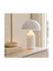Next Metal Table Lamp for G9 Fitting with White Shade and Base