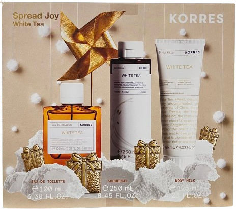 Korres White Tea Damen Duftset mit Körperlotion