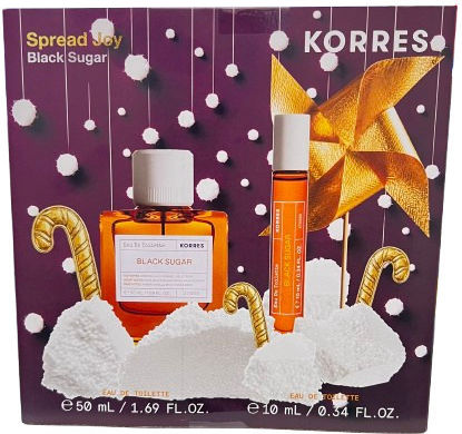 Korres Black Sugar Damen Duftset mit Eau de Toilette