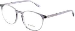 El Greco 9288 C4 Unisex Κοκαλινα Γυαλιά Οράσεως Στρογγυλά Διάφανο Γκρι
