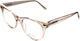 El Greco 9391 C4 Women's Acetate Prescription Eyeglass Frames Butterfly Transparent Pink