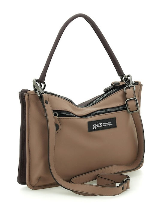 G11 Duo Leather Women's Shoulder Crossbody Brown Bag