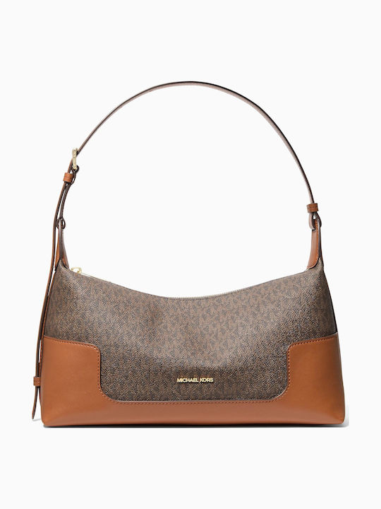Michael Damen Schultertasche Braun