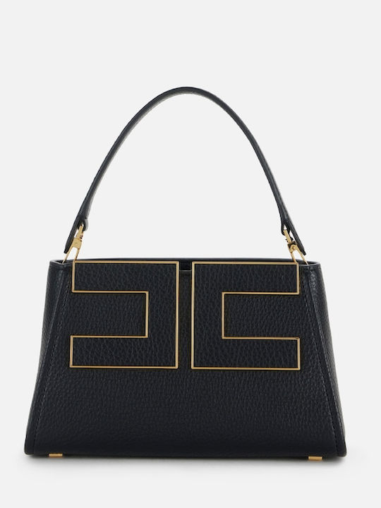 Elisabetta Franchi Damentasche Handtasche aus Kunstleder Schwarze Elisabetta Franchi Damentasche Handtasche aus Kunstleder Schwarze