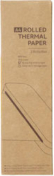 Focus Fotopapiere A4 Thermopapier 2 Rollen 6.4m/Rolle