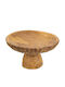Artekko Decorative Wooden Platter Brown 30x30x14cm