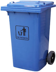 Plastic Wheeled Waste Bin 240lt Blue Plastic Wheeled Waste Bin 240lt Blue