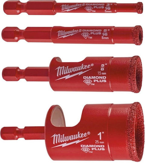 Milwaukee Diamantkronen-Gewindeschneiden Trockenschnitt mit Durchmesser 16mm