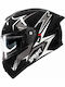FIXATO Viper Lightning Black Cască Moto Flip-Up ECE 22.06 cu Vizieră Solară