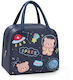 Space Bear Kids' Insulated Lunch Snack Bag 19x11x22cm Various Colours
