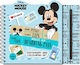 Mickey Zeichenblöcke Malstifte & Etui Set 38 Stück