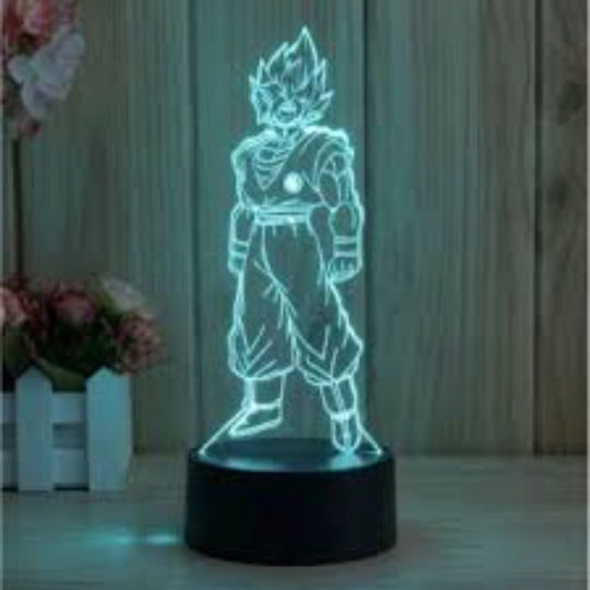 Dekoratives Tischlicht LED RGB 3D-Illusion 3x3cm