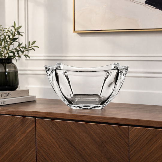 Galifas Dekorative Schale Glas Transparent 21x21x9cm