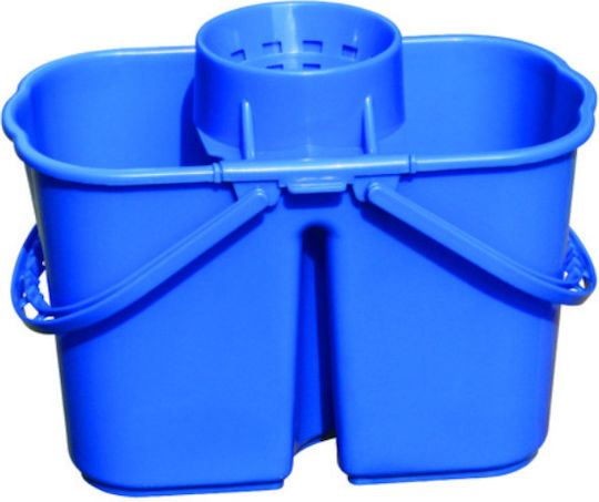 Mop Eimer mit Auswringer Kunststoff Kapazität 15lt Blau