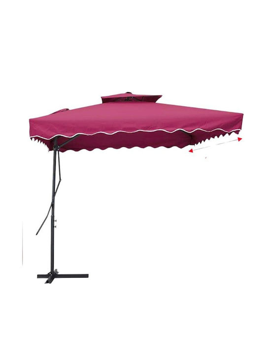 Hängender Quadratischer Aluminium-Fuchsie Garte...