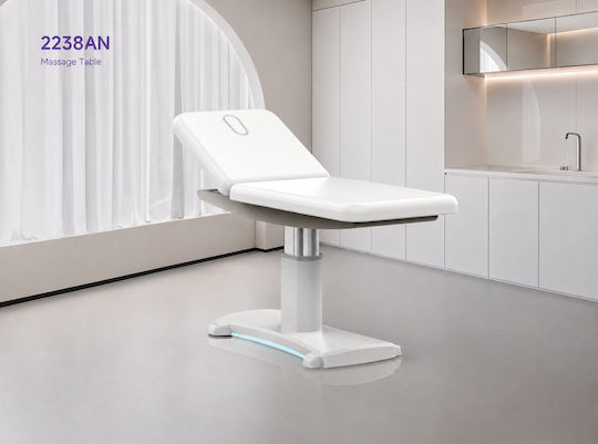 Weelko Physiotherapie-Bett Weiß aus Metall 199x74cm