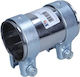 Exhaust Pipe Connector 70/74.5x125 Mm Stainless Steel