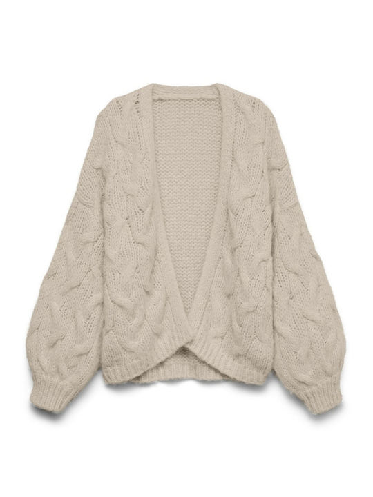 Women's Knitted Cardigan Oatmeal Beige