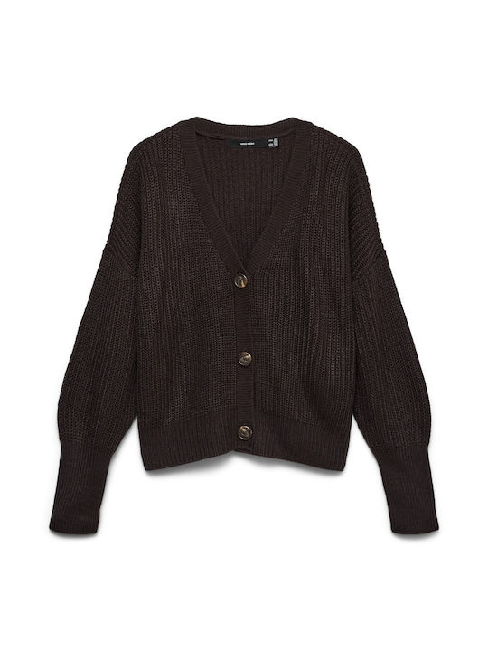 Vero Moda Γυναικεία Ζακέτα Chocolate Torte Καφέ
