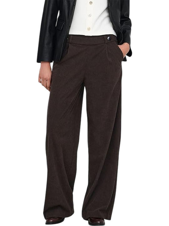 Jdy Women's Fabric Trousers Coffee Bean