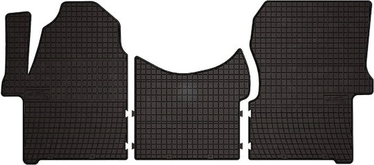 Rubber Car Mats Mercedes Sprinter Ii Van 2006-2019 Black Fitted