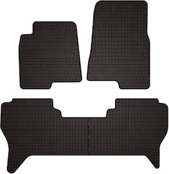 Covorașe Auto Din Cauciuc Mitsubishi Pajero III Off-road 1999-2006 Negre Fixate