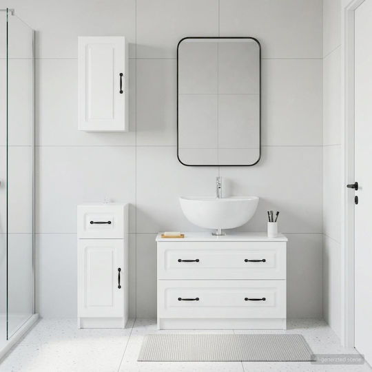 vidaXL Bathroom Vanity Unit Without Sink W82xD41xH59cm White