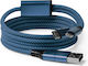 Usb Usb Zu Type-C / Lightning Kabel Blau IA1760S105