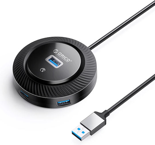 Orico USB-Hub 4 Anschlüsse USB 3.0 mit Anschluss an einen Computer USB-A