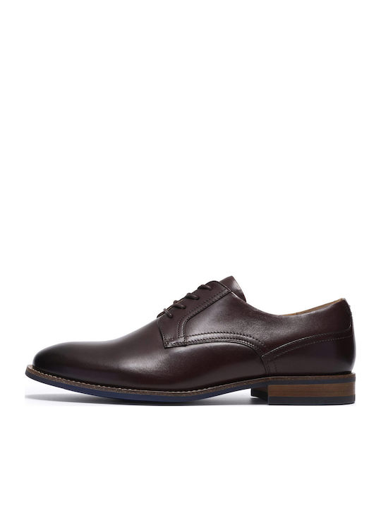 Herren Freizeitschuhe Braune Leder Casual Schuhe