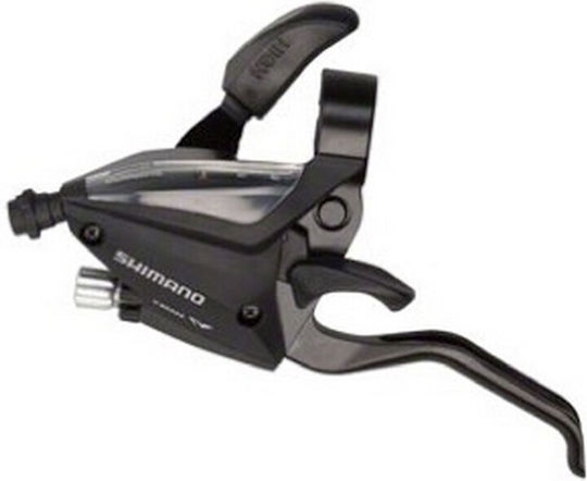 Shimano ST-EF500-L-2A Shift Brake Lever Left 3 Speed Internal Cable 1800mm V-Brake Black Ind. Pack