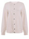 Celestino Women's Cardigan Embossed Buttons Beige