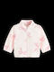 Kinder-Sweatshirt Strickjacke Rosa