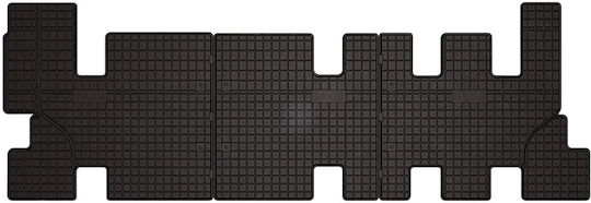 Covorașe Auto Din Cauciuc Ford Turneo Custom I Rândul 3 2012-2023 Negri Personalizate