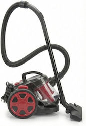 Techwood Techwood Staubsauger 700W mit Beutellos 2l Burgundisch