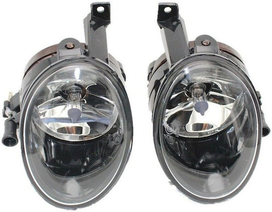 Комплект Халогенни Фарове За Мъгла Volkswagen Vw Golf Mk6 Touran Jetta Tiguan Eos Caddy Oem 5k094170 5k0941699
